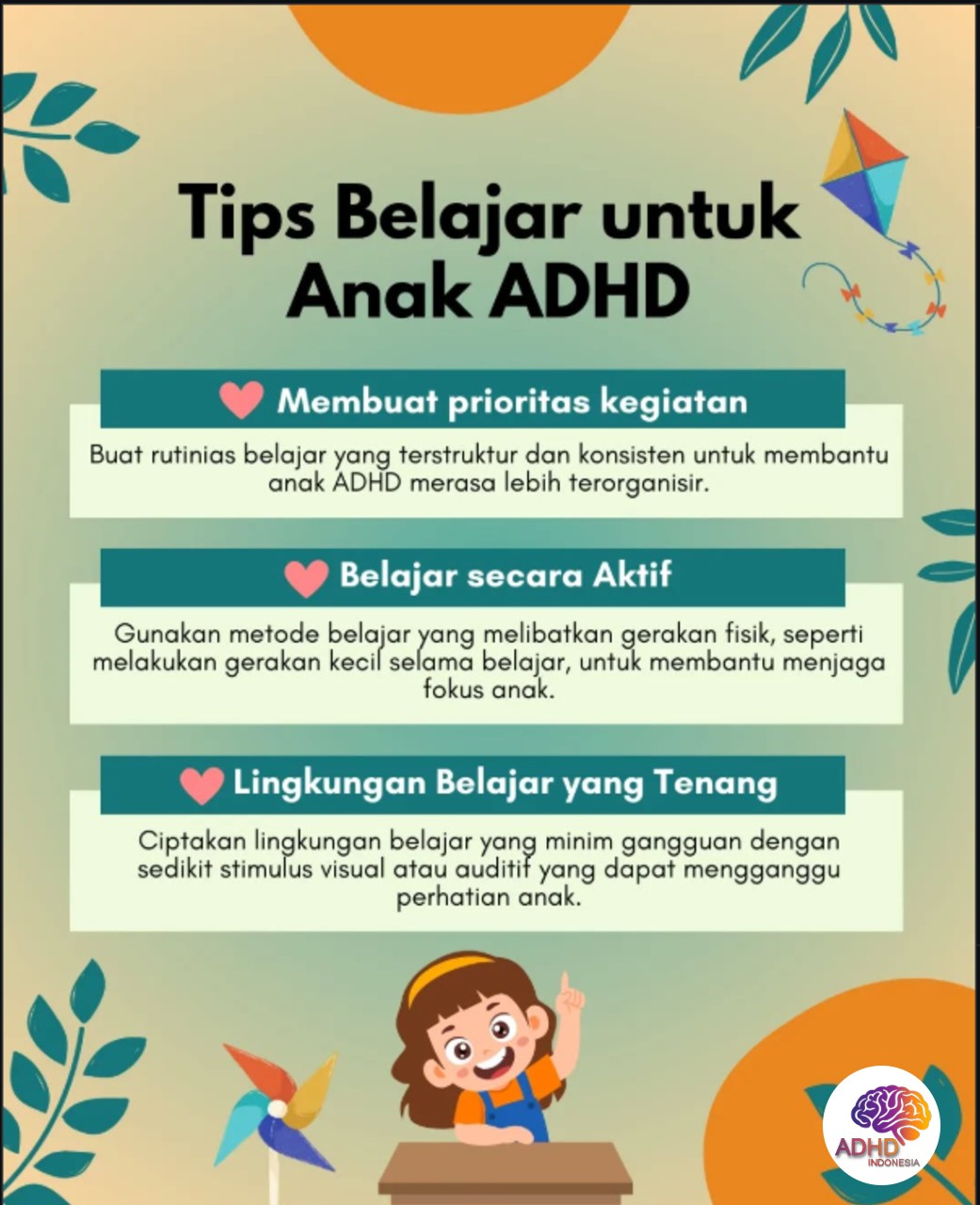 Strategi Belajar yang Cocok untuk Anak ADHD di Provinsi Kalimantan Tengah